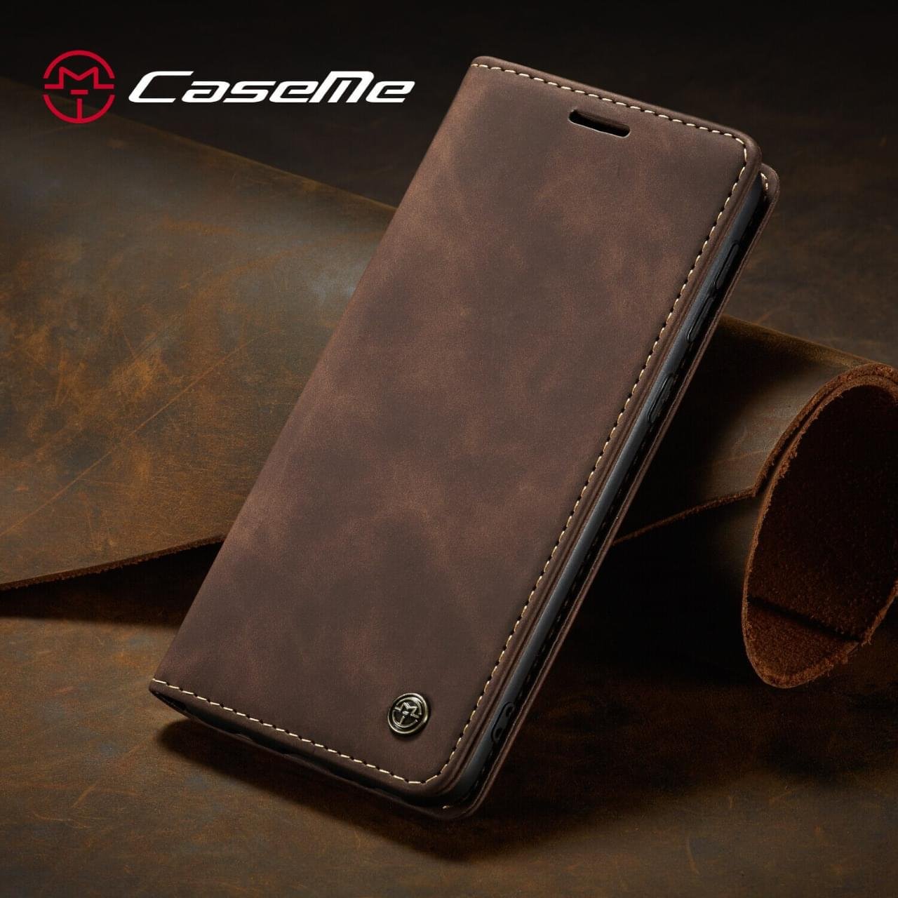 Samsung Galaxy S22 Ultra CaseMe Leather Flip Case - Image 20