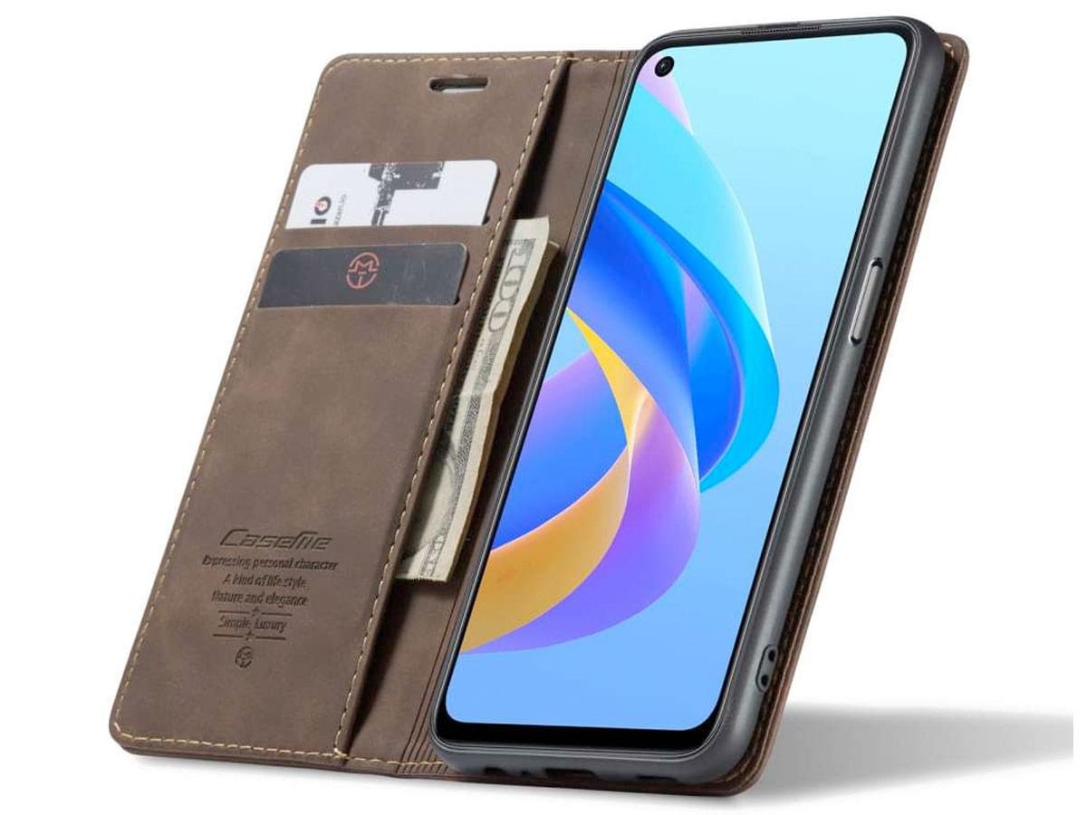 Oppo A76/A96 CaseMe leather Flip Cover - Image 15