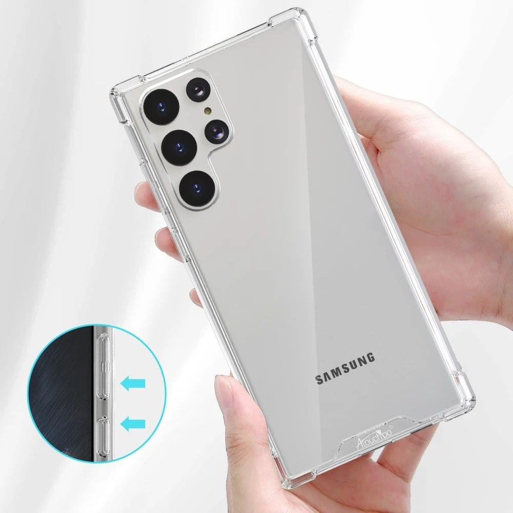 Attuchbo Antiburst Crystal Clear Hardcase For Samsung Galaxy S22 Ultra - Image 6