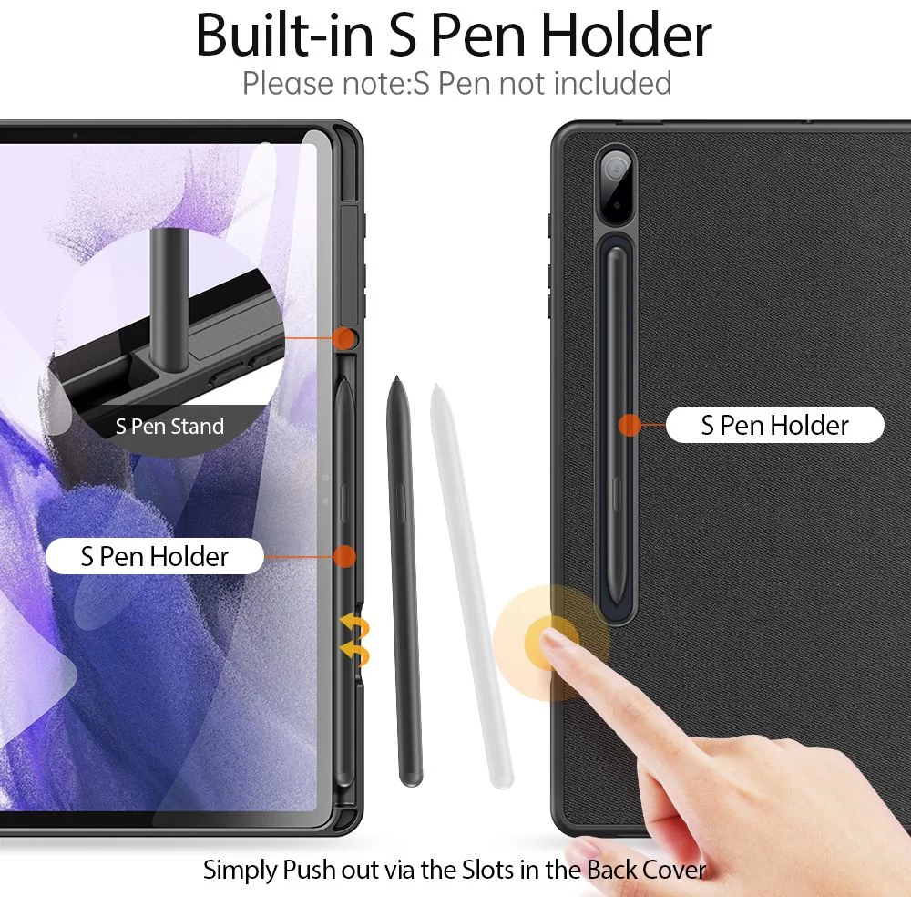 Cover DUXDUCIS DOMO GALAXY TAB S7 FE 5G 12.4 T730 / T736B BLACK - Image 9