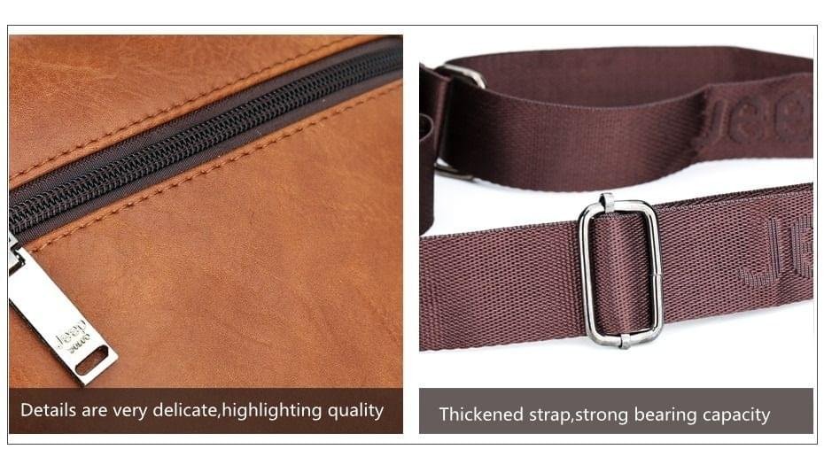 Jeep Buluo Luxury Men Crossbody Business Large Capacity Shoulder Bag - Image 10