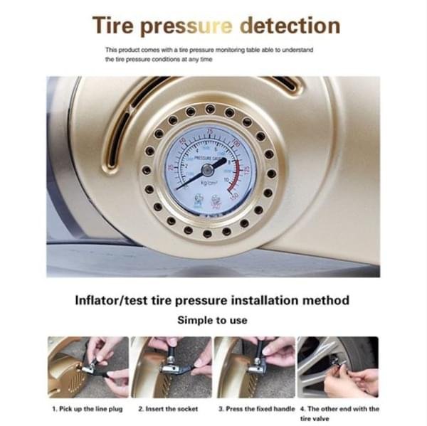 4-in-1 Multipurpose Car Vacuum Cleaner Air Pump - Image 10