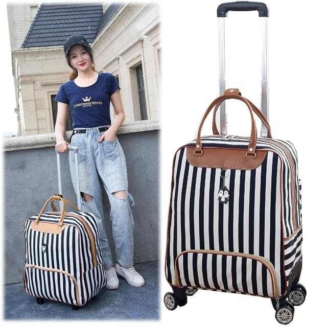Deluxe Luggage Suitcase Trolley Bag Fashion Travel Business Large Capacity - Image 4