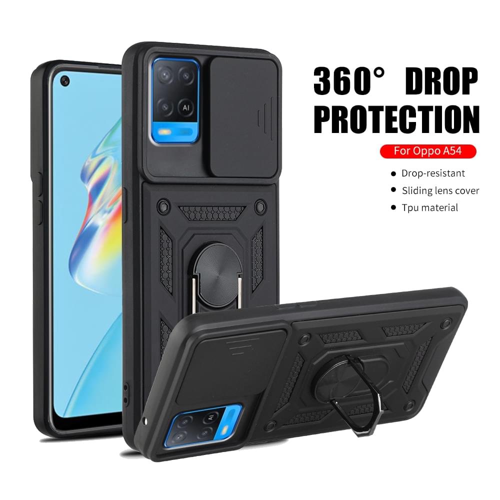 Oppo A76/A96 Keysion Slide Window Armor Case - Image 2