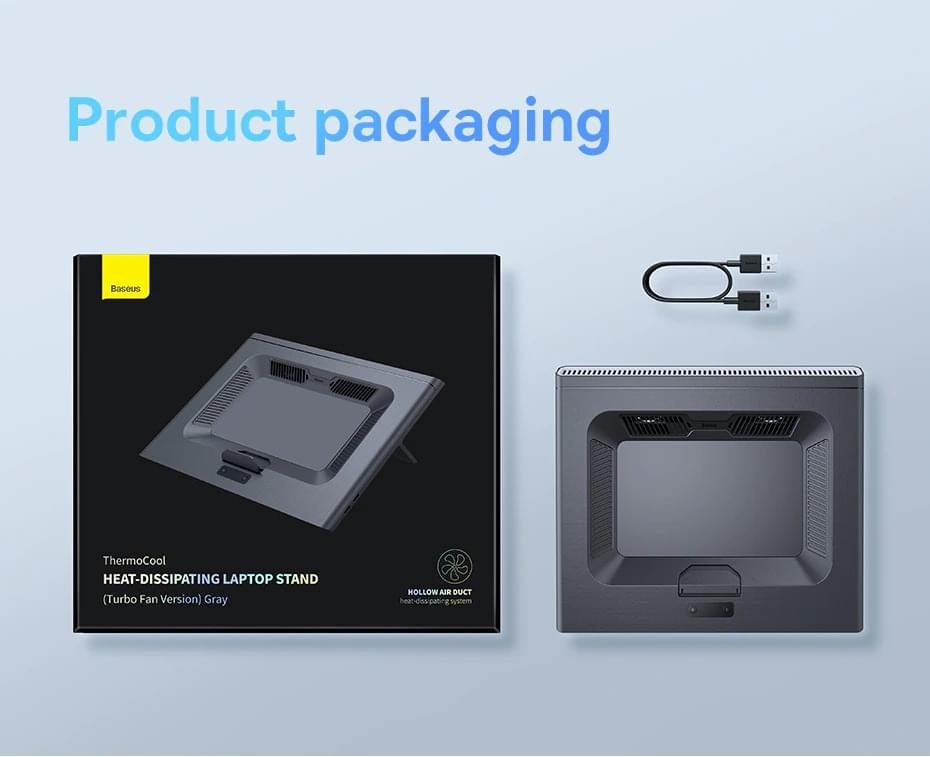 Baseus Heat-Dissipating Laptop Stand with Fan Cooling Base - Image 11