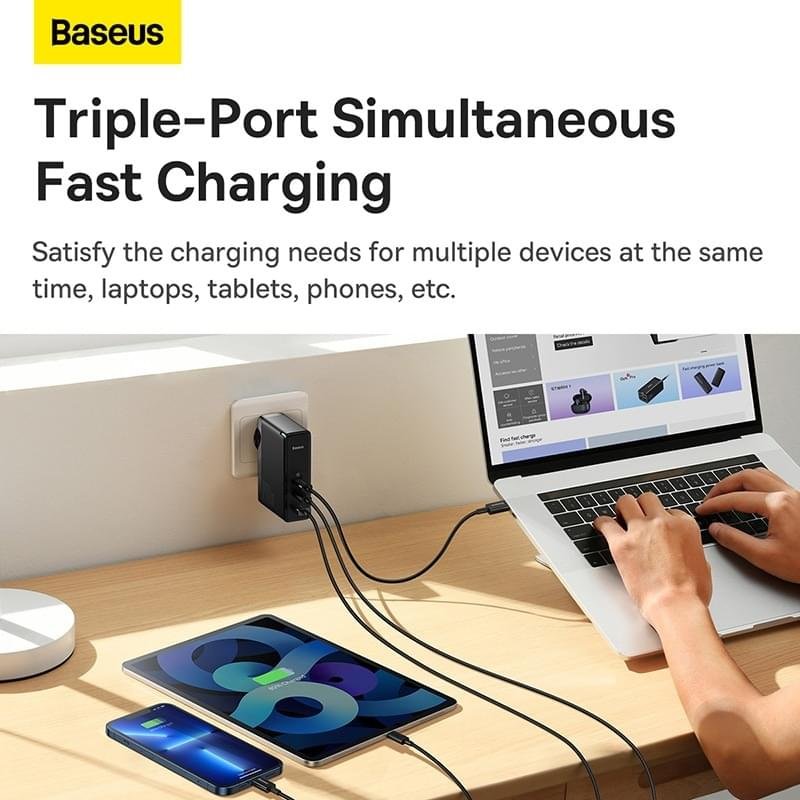 Baseus 140W GaN Charger USB Type C PD3.1 Fast Charge - Image 6