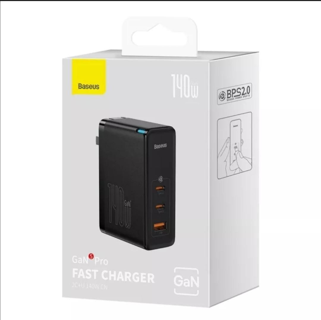 Baseus 140W GaN Charger USB Type C PD3.1 Fast Charge