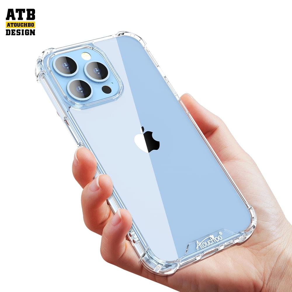 KingKong Armor Anti-burst Transparent Phone Case For iPhone 14 Series - Image 3
