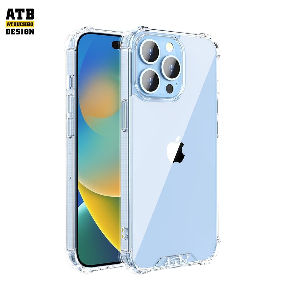 KingKong Armor Anti-burst Transparent Phone Case For iPhone 14 Series