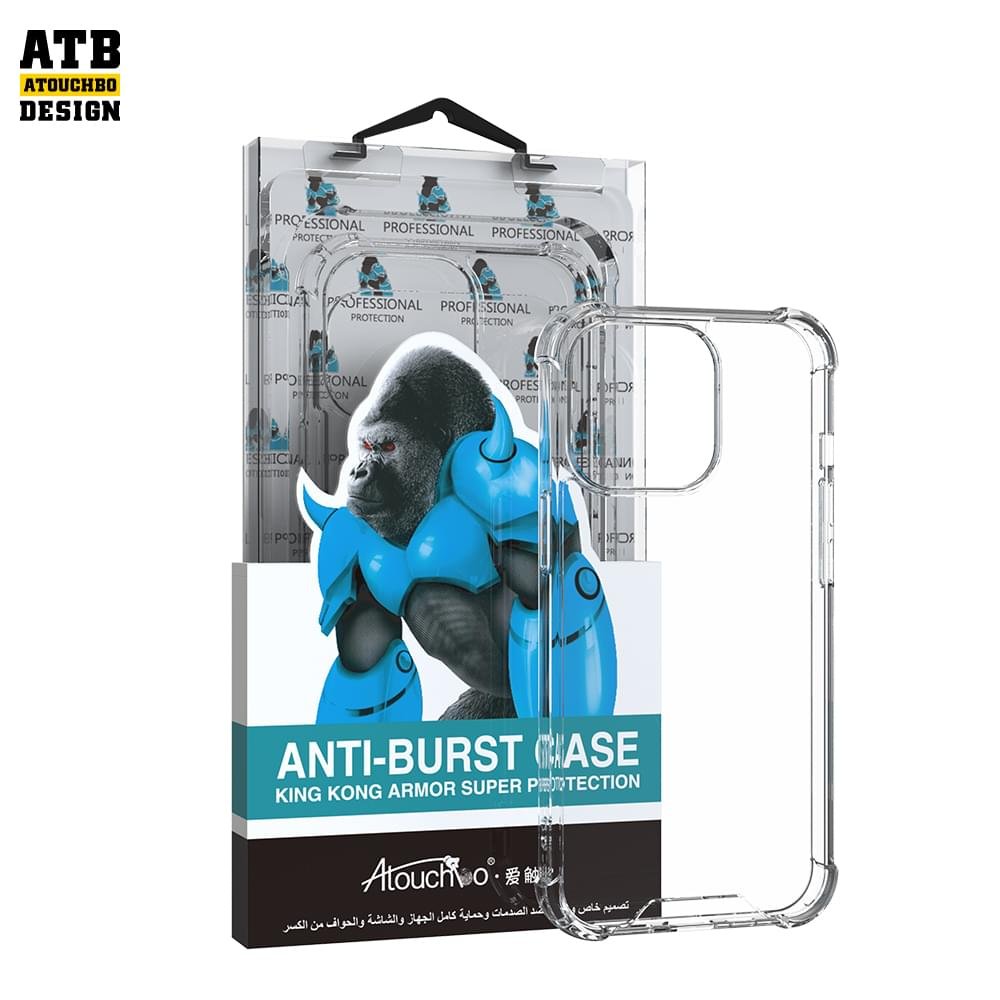 KingKong Armor Anti-burst Transparent Phone Case For iPhone 14 Series - Image 10