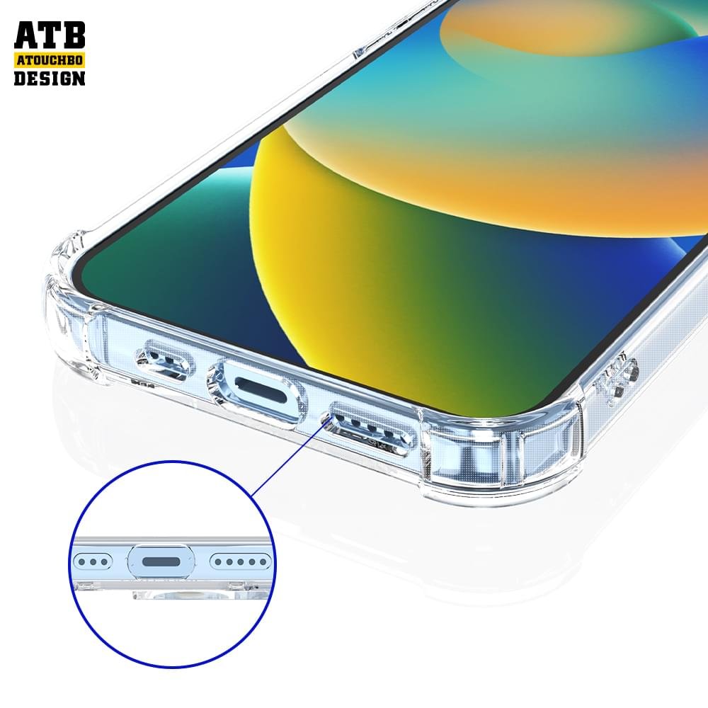 KingKong Armor Anti-burst Transparent Phone Case For iPhone 14 Series - Image 7