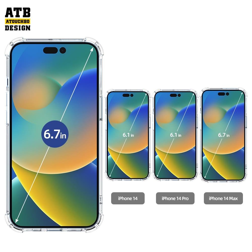 KingKong Armor Anti-burst Transparent Phone Case For iPhone 14 Series - Image 4