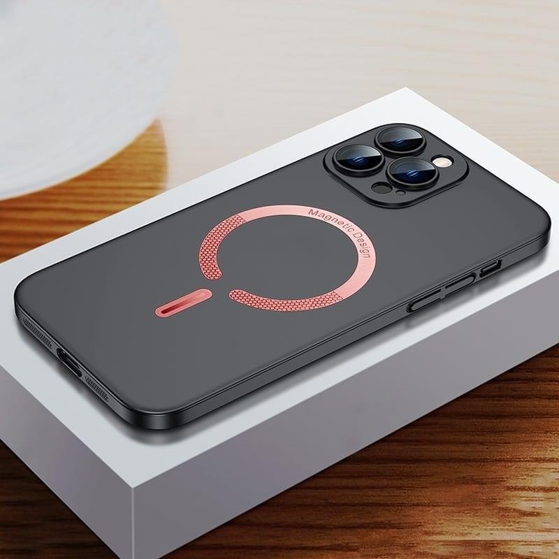 Camera Lens glass film Thin Matte Magsafe Magnetic Wireless Case Cover - Image 9