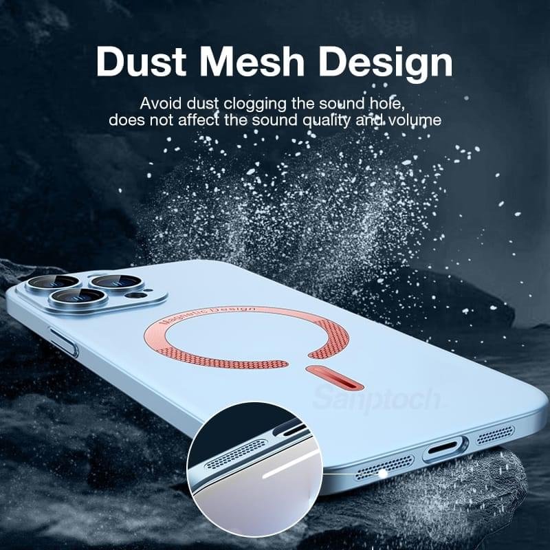 Camera Lens glass film Thin Matte Magsafe Magnetic Wireless Case Cover - Image 5