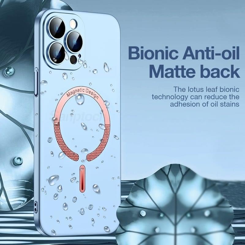 Camera Lens glass film Thin Matte Magsafe Magnetic Wireless Case Cover - Image 4