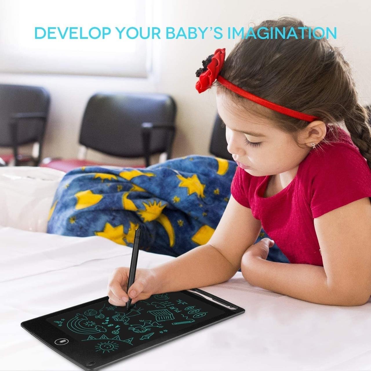 Electronic Digital LCD Writing & Graphics Drawing Tablet for Kids - Image 15