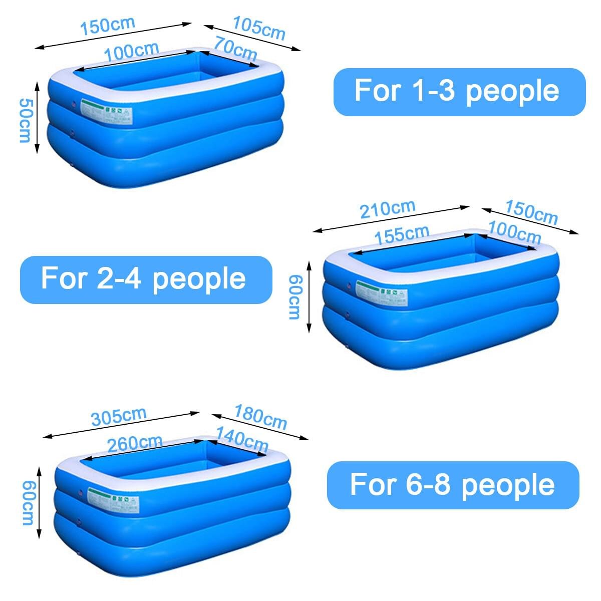 Large Size Swimming Pool Outdoor Indoor Inflatable Swimming Pool For Family - Image 7