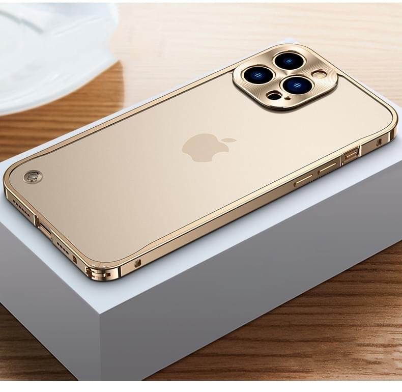 Luxury Premium Metallic Matte Transparent Shockproof Case for iPhone Series - Image 3