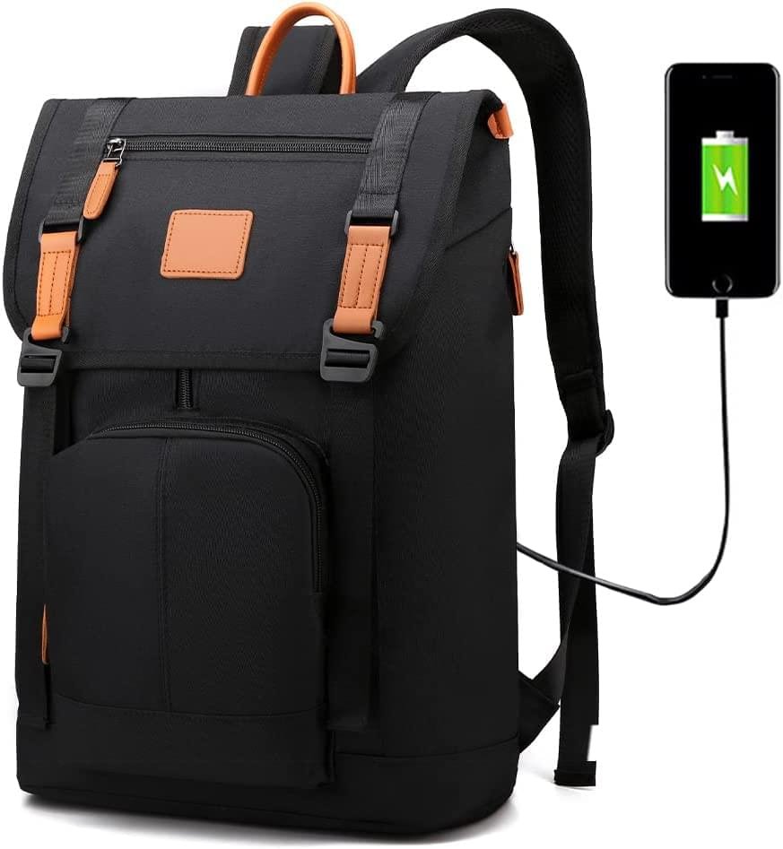 Travel Leisure Computer Backpack College Bookbag with USB Charging Port 16 Inch - Image 3