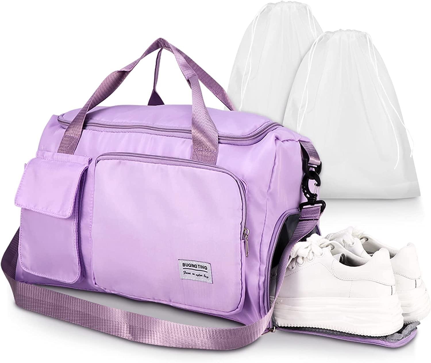 Travel Duffel Bags Sports Bag, purple, Big Capacity - Image 3