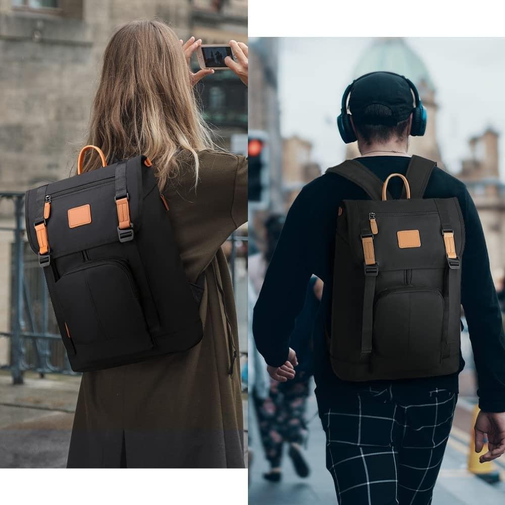 Travel Leisure Computer Backpack College Bookbag with USB Charging Port 16 Inch - Image 8