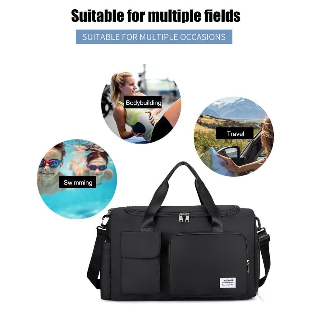 Travel Duffel Bags Sports Bag, purple, Big Capacity - Image 15