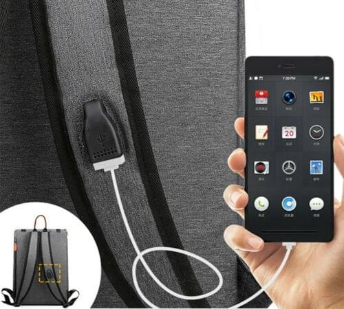 Travel Leisure Computer Backpack College Bookbag with USB Charging Port 16 Inch - Image 10