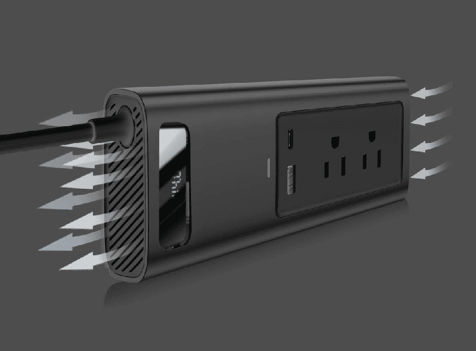 Baseus Power Inverter DC 12V to AC 220V 150W Dual Port Fast Charging Car Power Station - Image 6