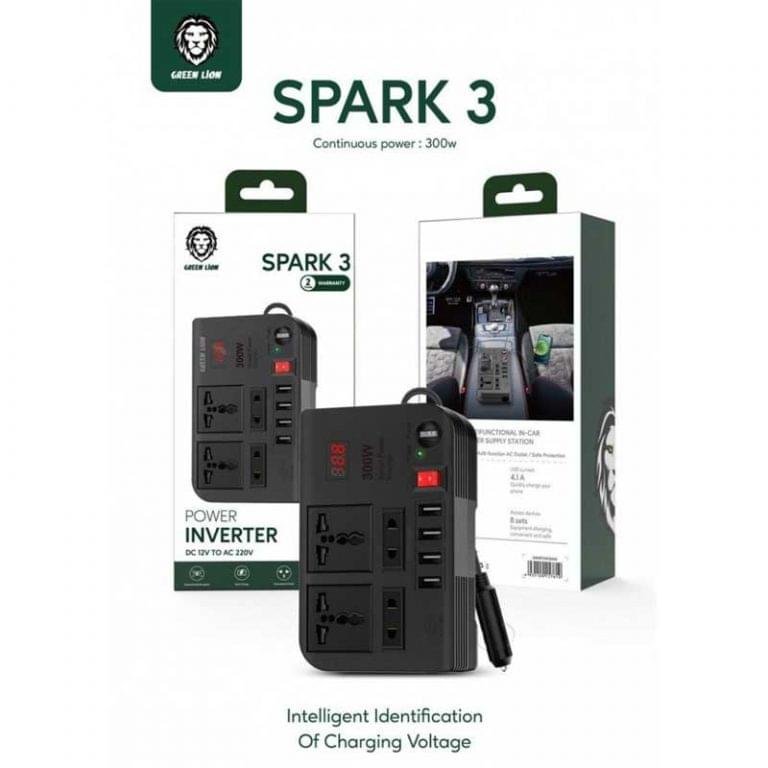 Superior Quality SPARK 3 Car Power Inverter 300W