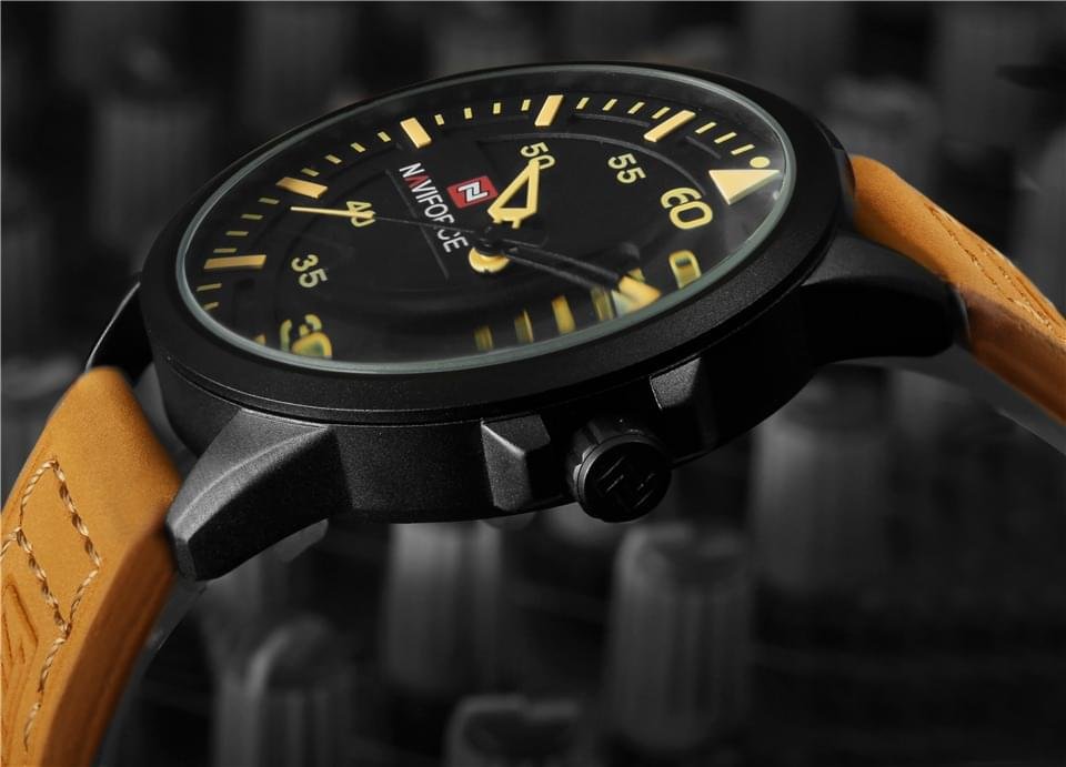 NAVIFORCE Waterproof Military Sport Quartz Men's Watches With Leather Strap - Image 13