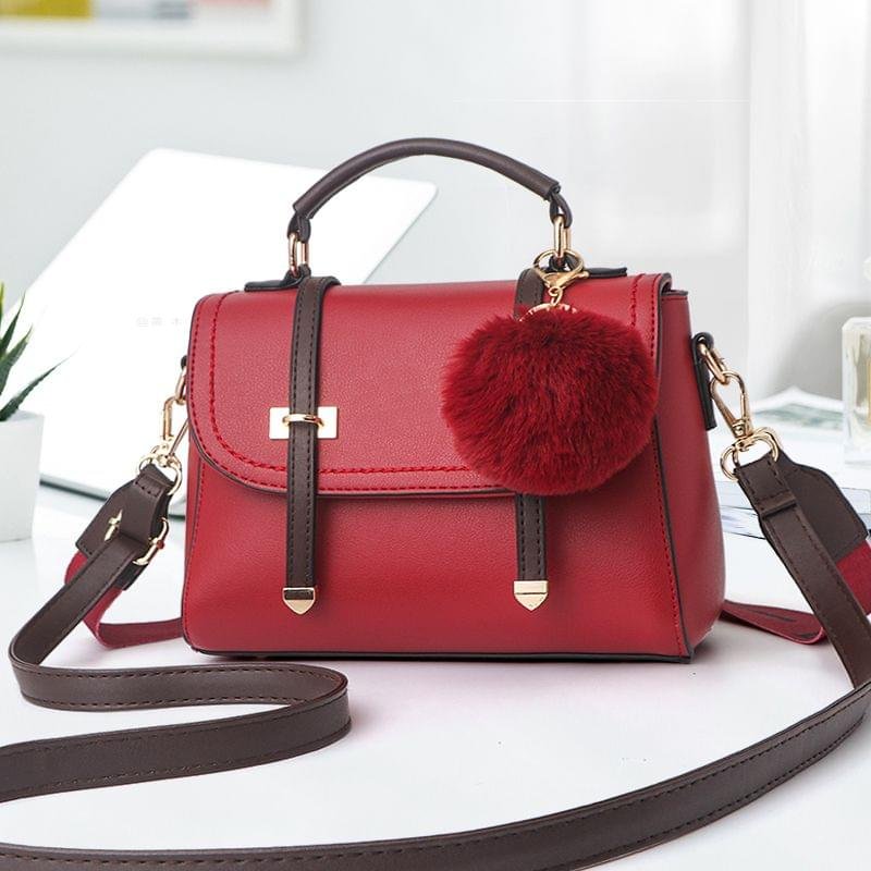 Elegant Ladies Single Sling Faux Leather Hand Bag - Image 4