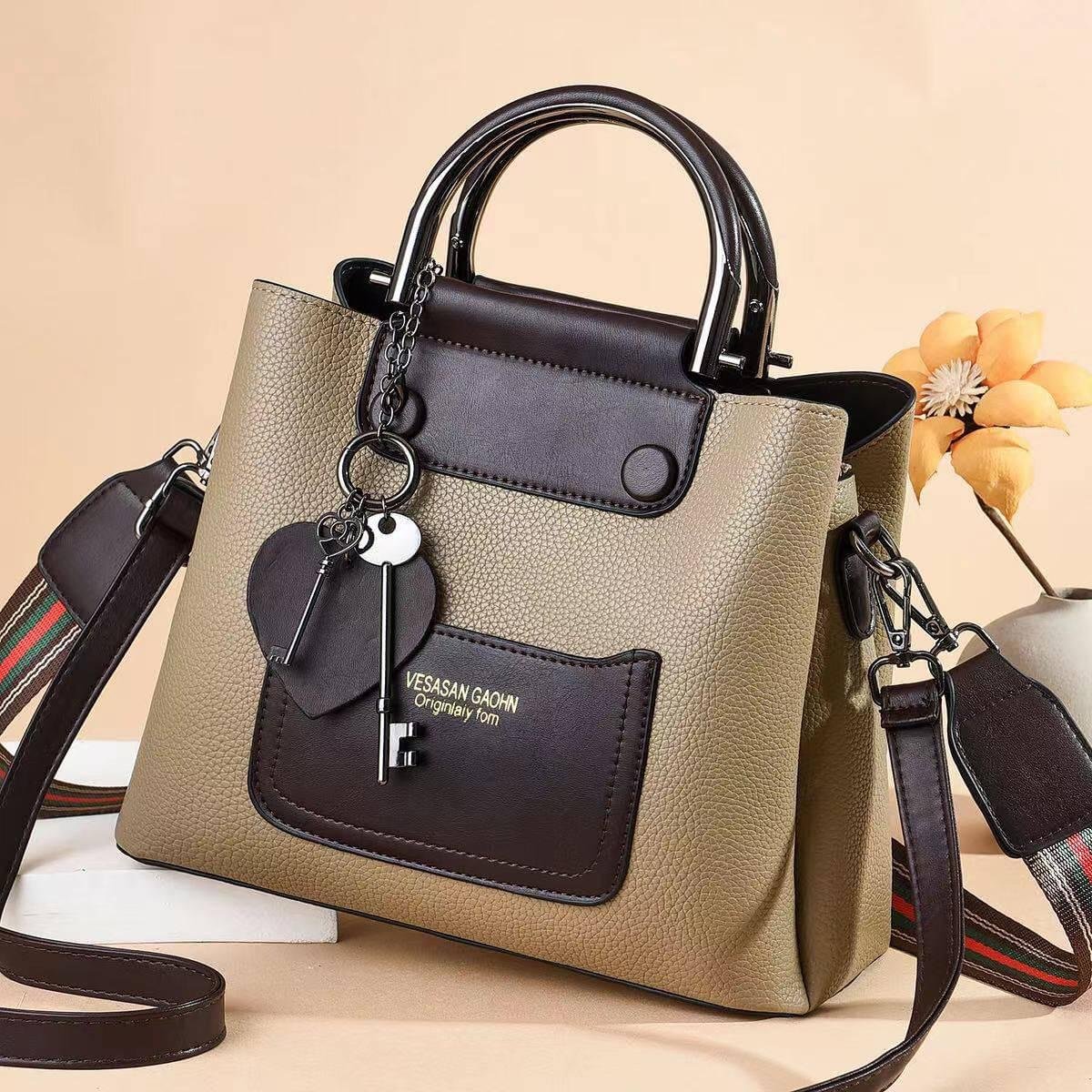 Vintage Women Single Crossbody Handbags Fashion Bucket Bag - Image 7