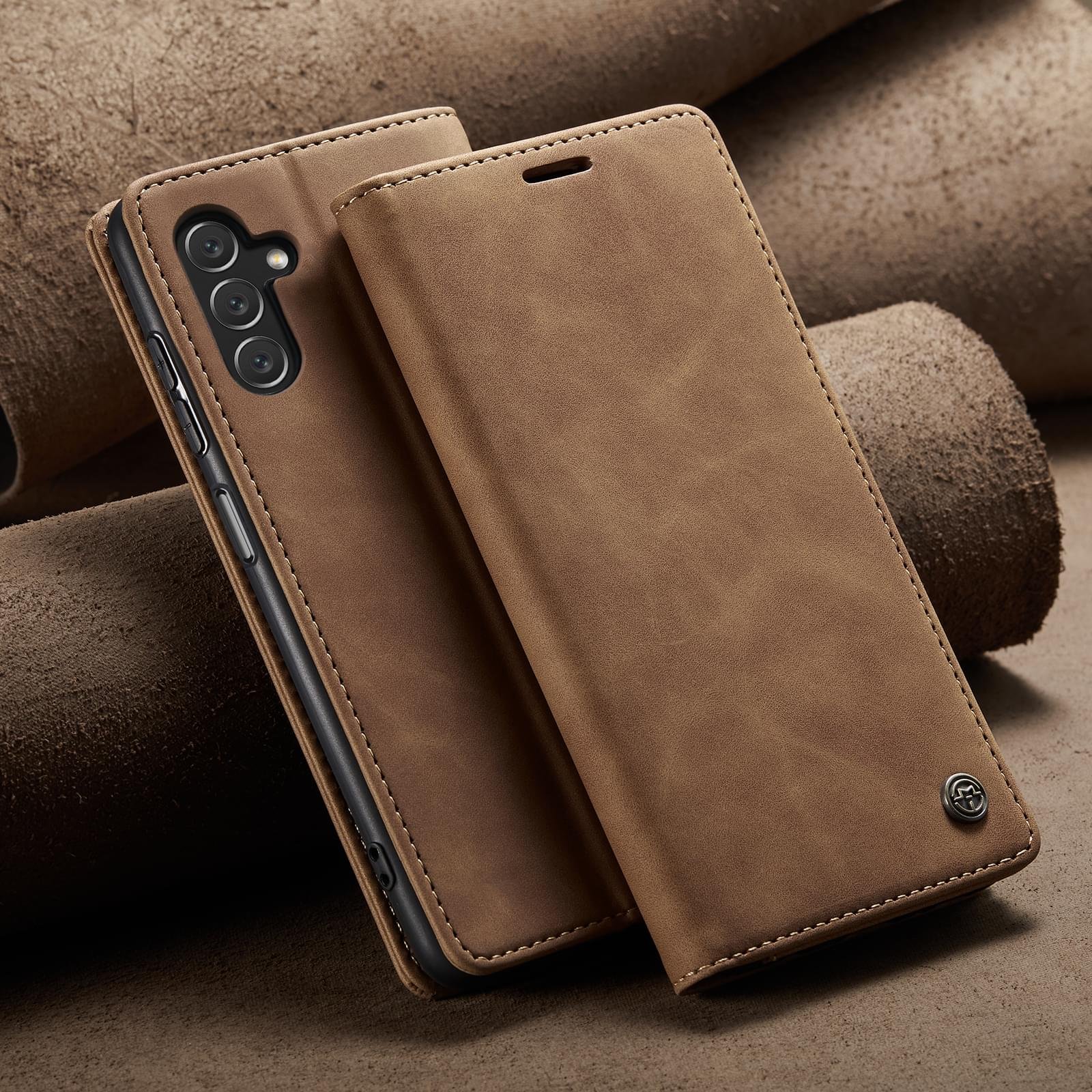 Samsung galaxy A03/A04 series CaseMe Leather Flip Cover - Image 6