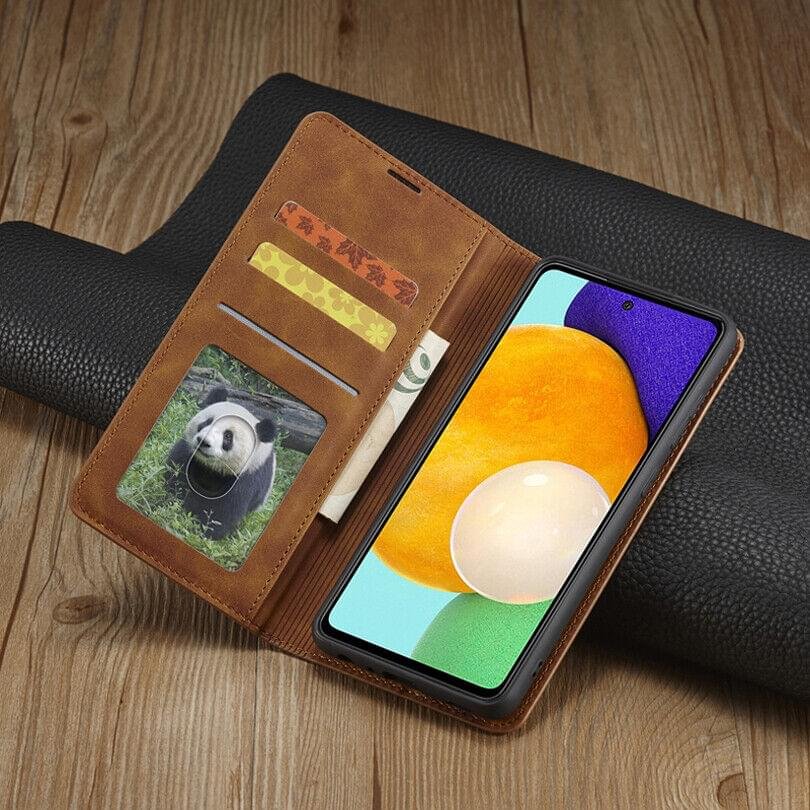 Tecno Camon 19 Series Forwenw Leather Flip Cover - Image 5