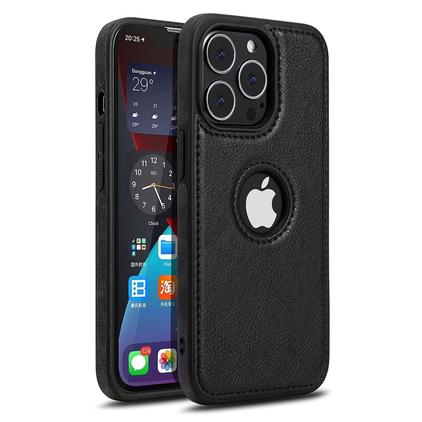 PU Leather Shockproof Business Style Mobile Phone Case for iPhone 14 Series - Image 3