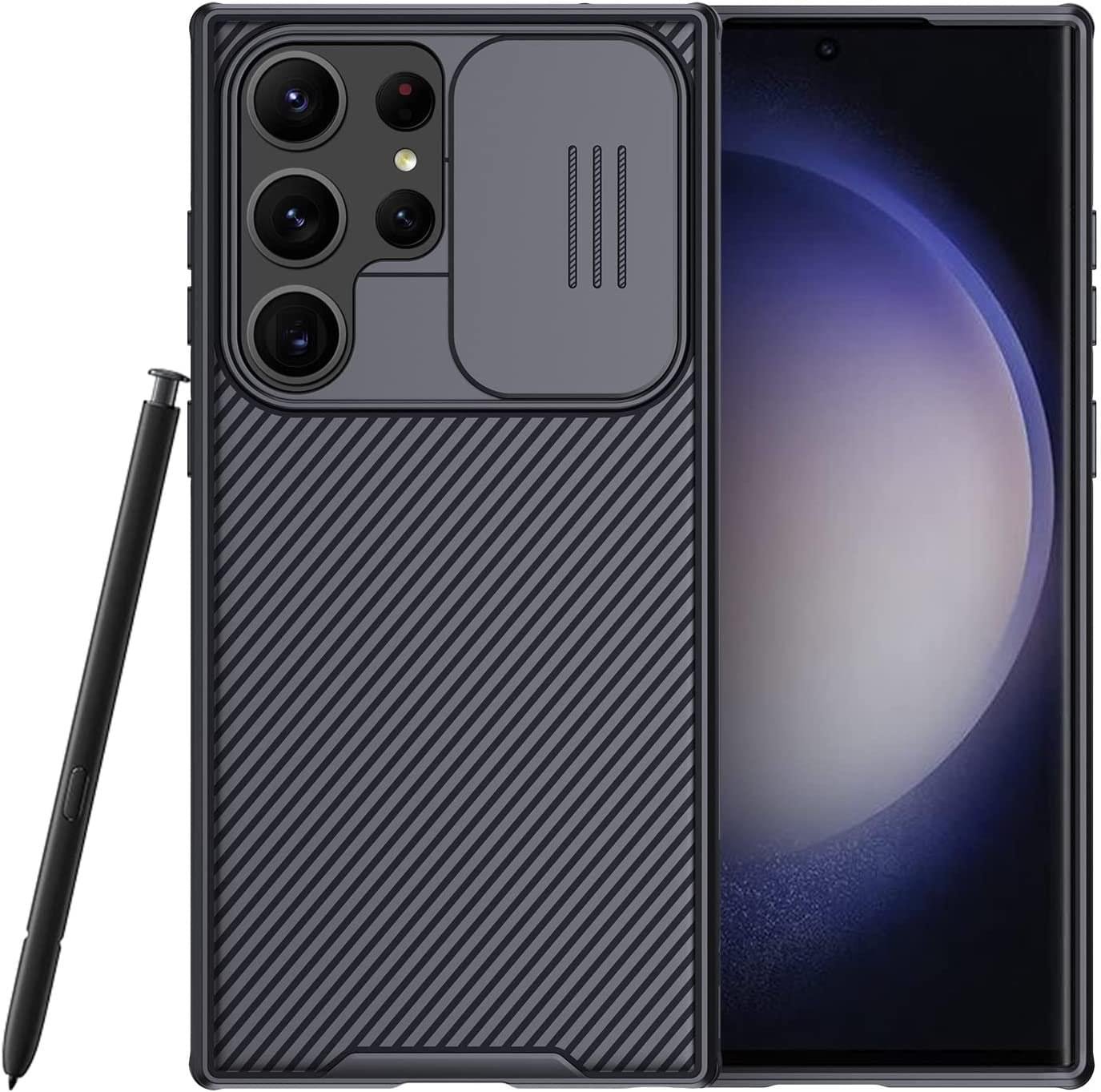 NIllkin Camshield Case for Samsung Galaxy S22/S23 Ultra