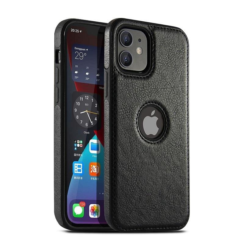 iPhone 12 Series PU Leather Shockproof Business Style Mobile Phone Case - Image 10