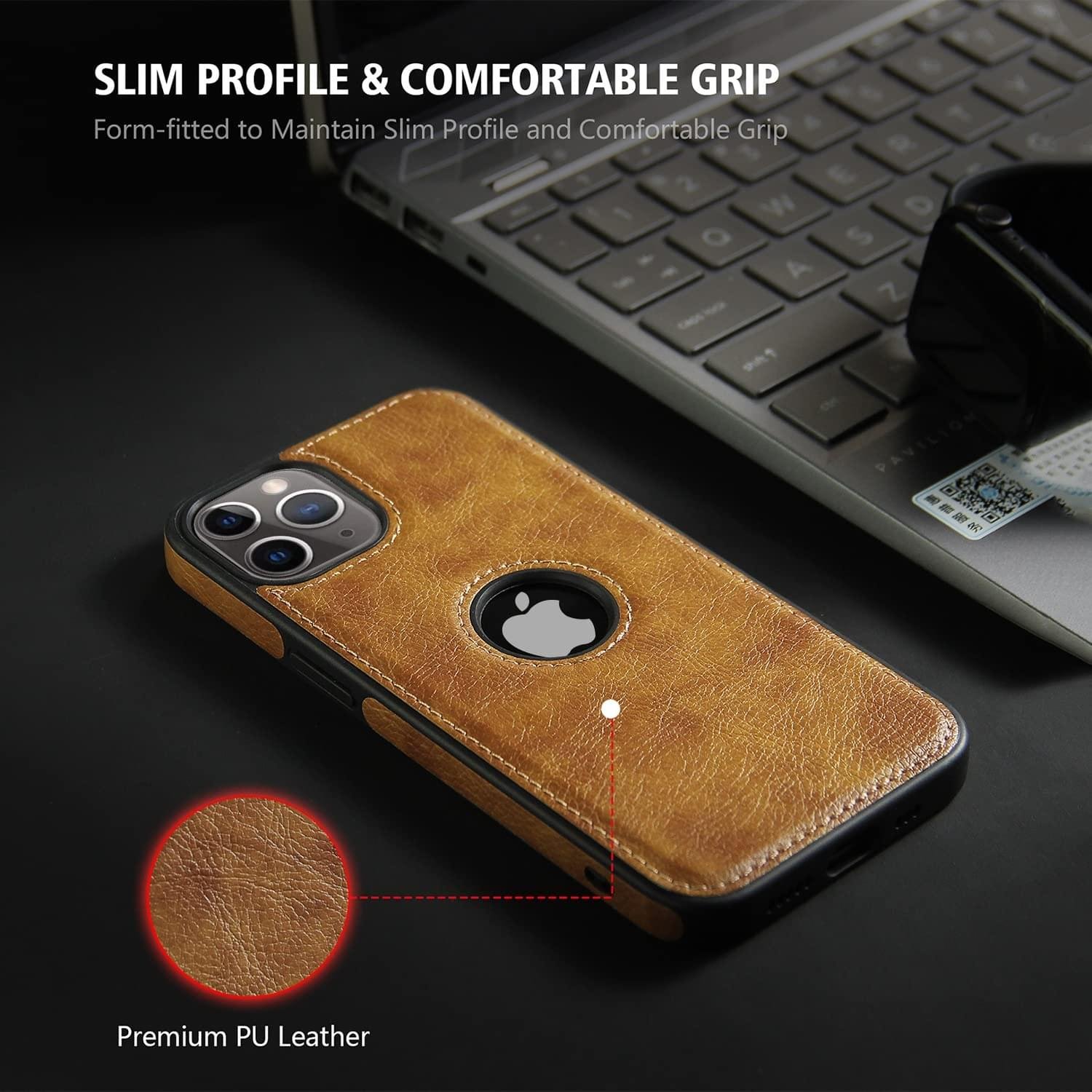 iPhone 11 Series PU Leather Shockproof Business Style Mobile Phone Case - Image 19