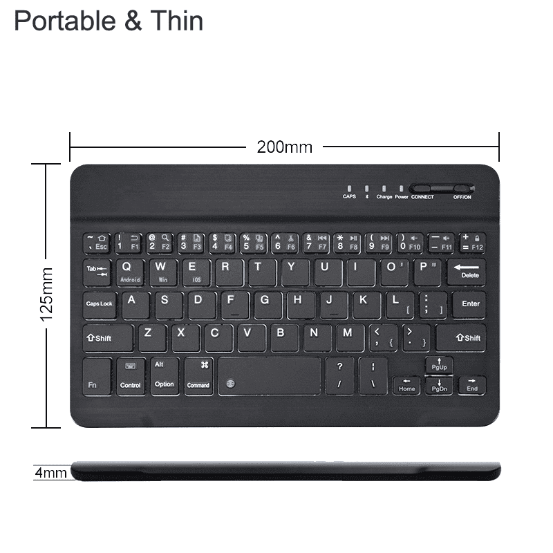 Samsung Galaxy Z Fold 4 3 2 Keyboard Holster Folding Flip Case Stand Pen Slot With Wireless Keyboard and Mouse Pen - Image 9