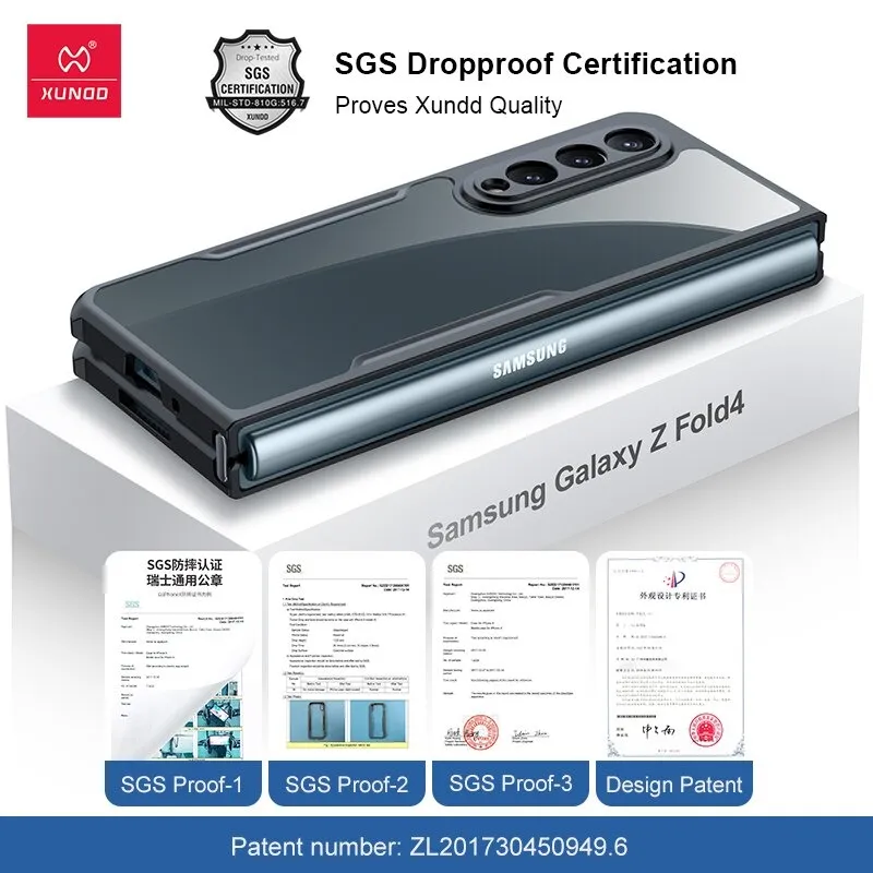 ORIGINAL XUNDD Shockproof Anti Drop Case Cover for Samsung Galaxy Z Fold4 - Image 10