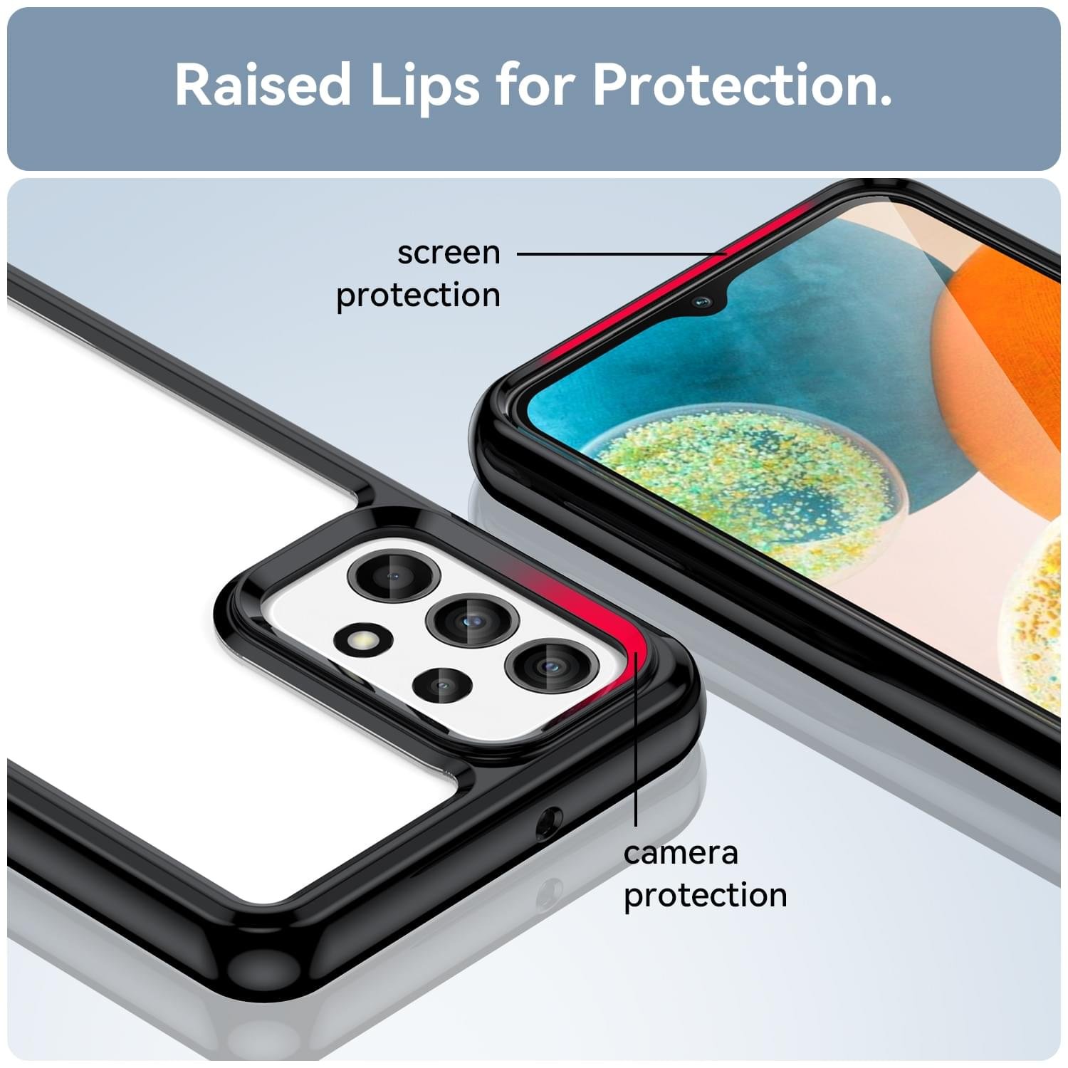 CellTime Shockproof Candy Clear Cover for Galaxy A73 5G - Image 8