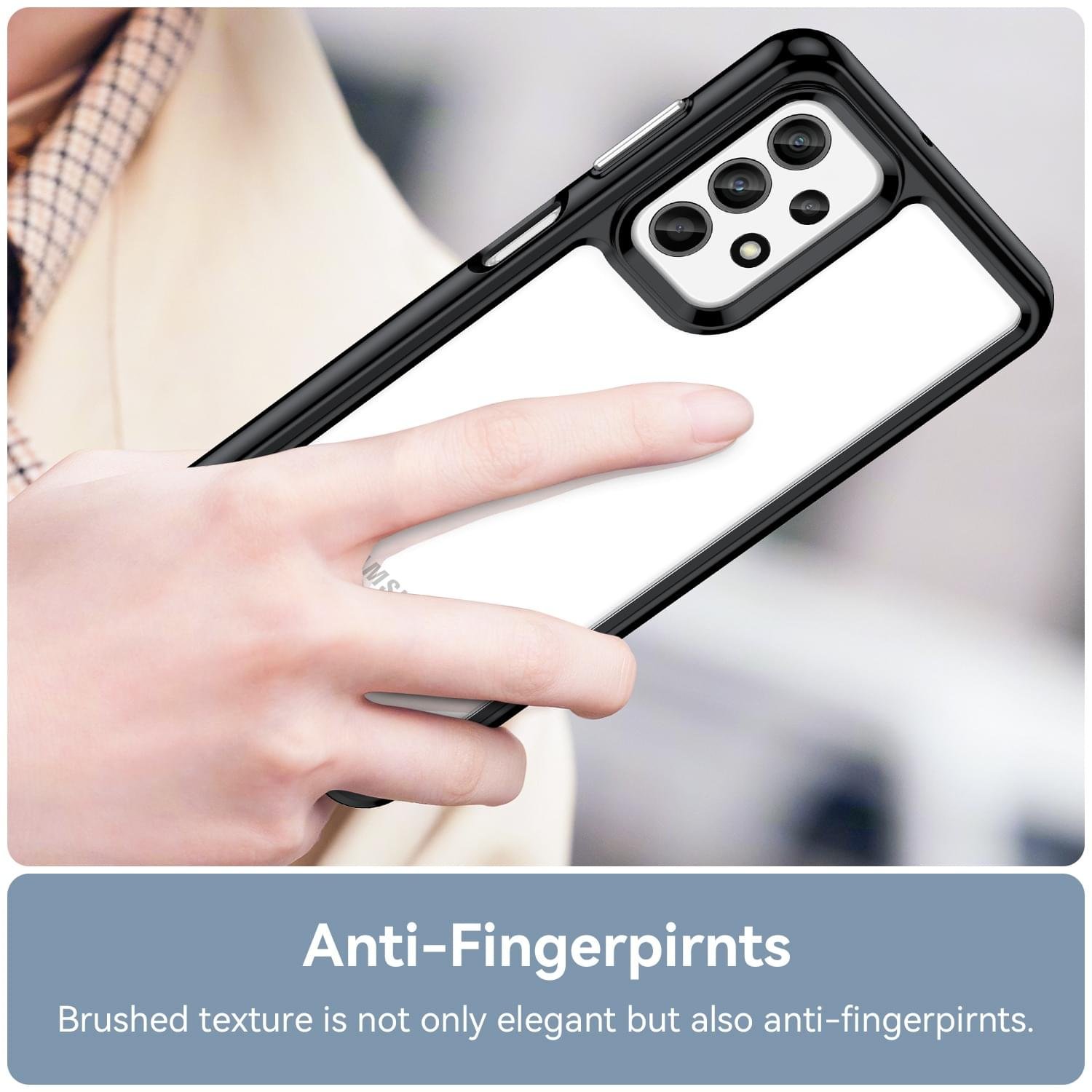 CellTime Shockproof Candy Clear Cover for Galaxy A73 5G - Image 6