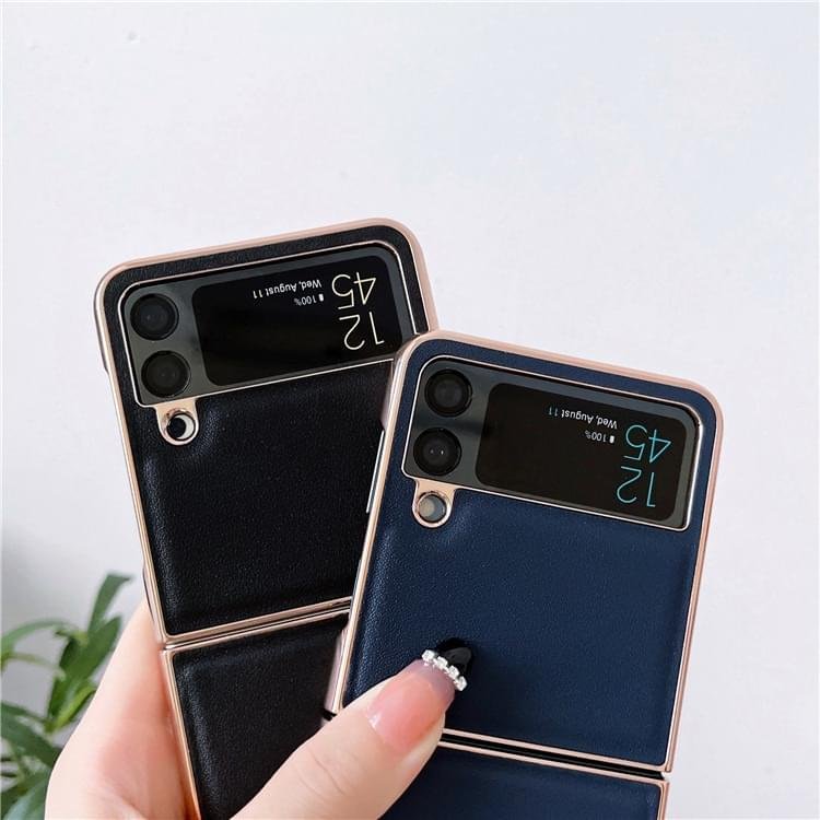 Samsung Galaxy Z Flip Series New luxury Premium Electroplated Eolden Shockproof Fashion Case - Image 14