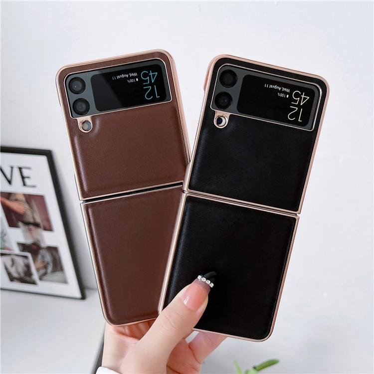 Samsung Galaxy Z Flip Series New luxury Premium Electroplated Eolden Shockproof Fashion Case - Image 8