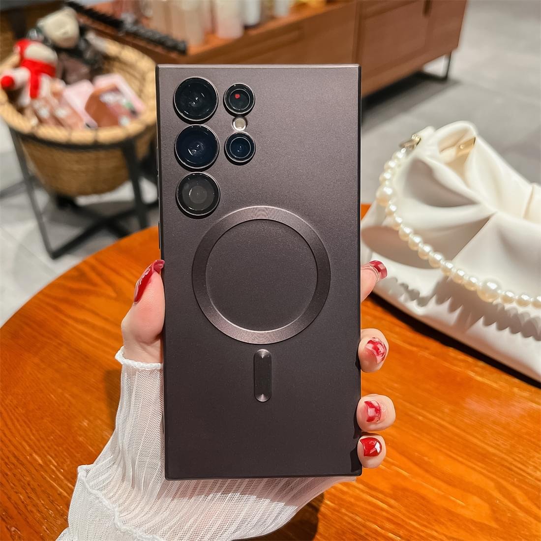 Samsung Galaxy S22/S23 Ultra Magsafe Wireless Charging Camera Lens Protection Case - Image 13