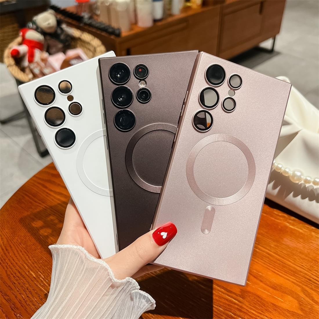 Samsung Galaxy S22/S23 Ultra Magsafe Wireless Charging Camera Lens Protection Case - Image 4