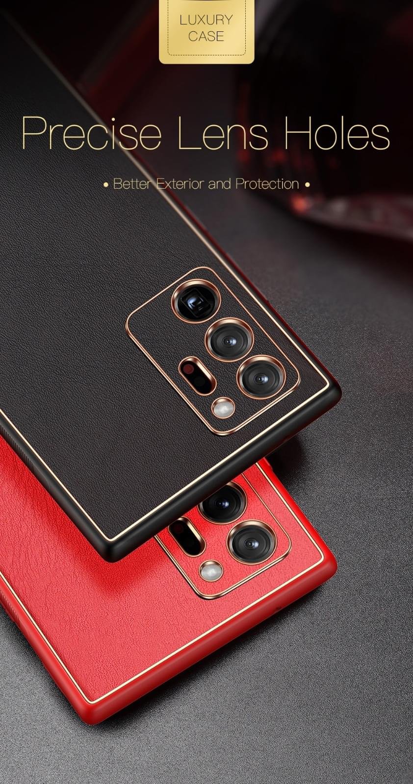 Samsung Note 10+ Dux Ducis Yolo Leather Electroplated Case - Image 8