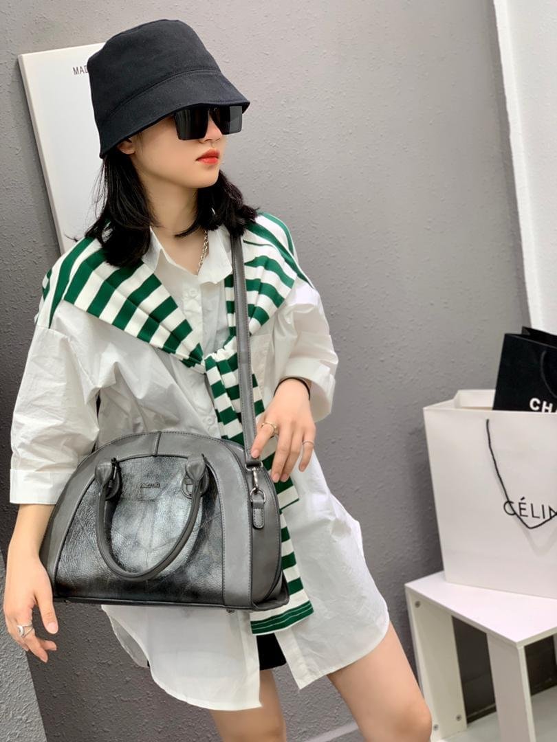 Keira Mila 3-in-1 Faux Leather Ladies Fashion Handbag Set - Image 3