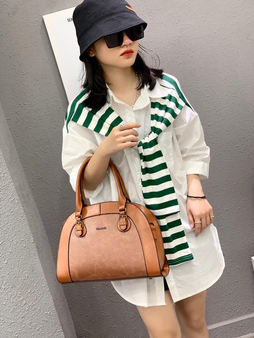 Keira Mila 3-in-1 Faux Leather Ladies Fashion Handbag Set - Image 4