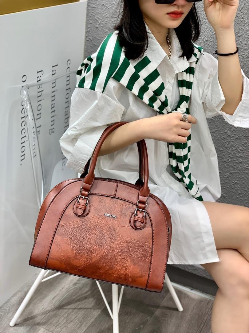 Keira Mila 3-in-1 Faux Leather Ladies Fashion Handbag Set